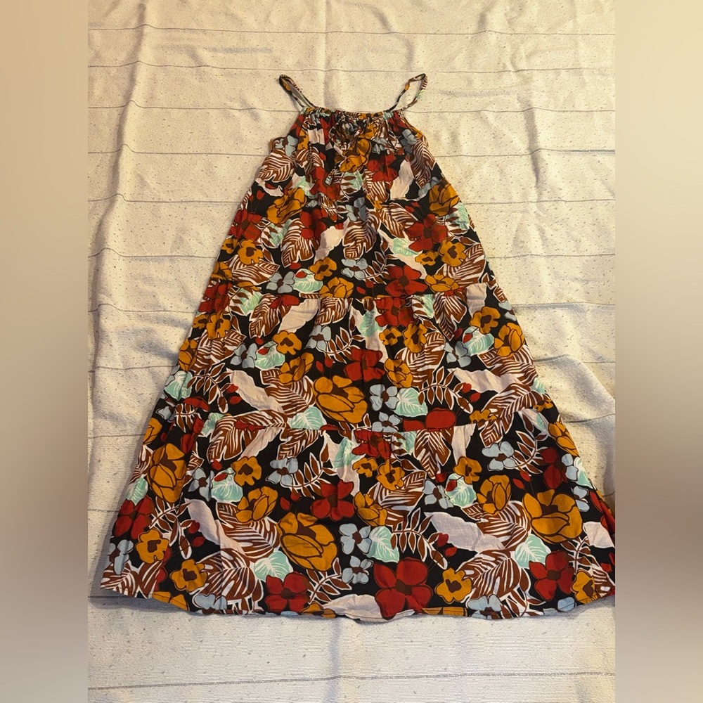 by Anthropologie Tiered Floral Sundress – Size M